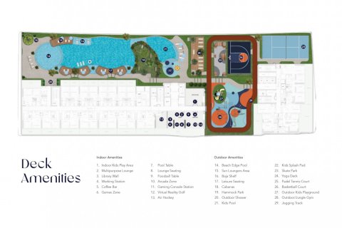 Квартира студия в One Sky Park, Джумейра Вилладж Серкл, ОАЭ №98052 22