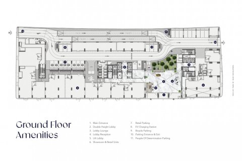 Квартира студия в One Sky Park, Джумейра Вилладж Серкл, ОАЭ №98052 5