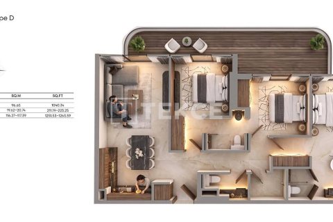 Studio Apartment in Dubai Land, UAE No. 216838 20