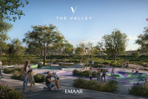 Вилла с 4 спальнями в The Valley, ОАЭ №218739