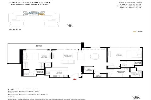 2 bedrooms Apartment in Sobha Hartland, UAE No. 210966 6