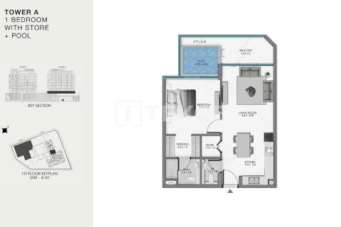 Apartment de 3 dormitorios en Dubai, UAE No. 133124 28
