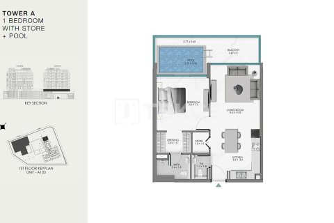 Apartment de 3 dormitorios en Dubai, UAE No. 133124 30