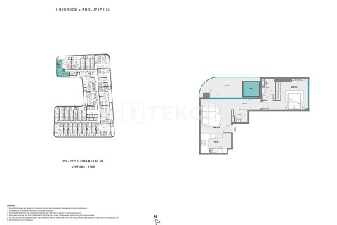 1 غرف نوم شقة في Dubai Land, الإمارات العربية المتحدة رقم 126312 25