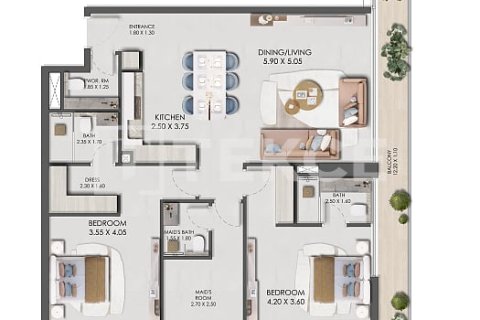 Квартира с 1 спальней в Джумейра Вилладж Серкл, ОАЭ №134374 18