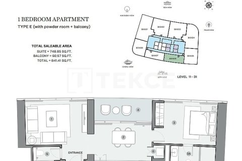 Квартира с 6 спальнями в Дубай Марина, ОАЭ №207657 25
