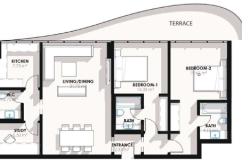 1 bedroom Apartment in Meydan, UAE No. 153450 16