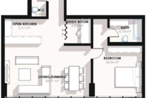 1 bedroom Apartment in Meydan, UAE No. 153450 3
