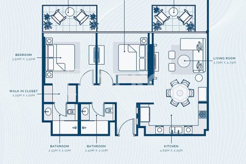 Appartement de 2 chambres à Dubai, UAE No. 136228 25