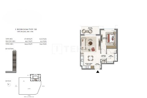 Apartment de 2 dormitorios en Dubai, UAE No. 135981 18