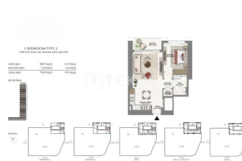 Apartment de 2 dormitorios en Dubai, UAE No. 135981 13