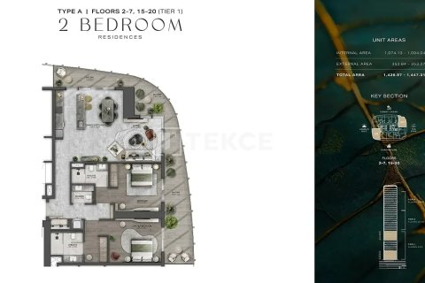 2 bedrooms Apartment in Dubai, UAE No. 136231 28