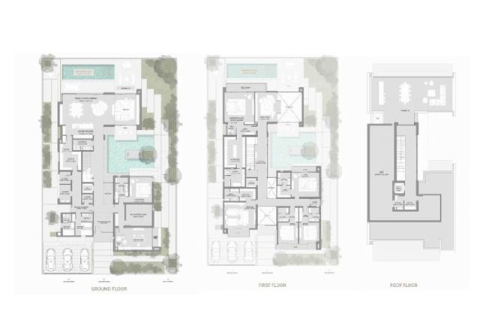 Villa de 4 chambres à Jumeirah Golf Estates, UAE No. 153539 15
