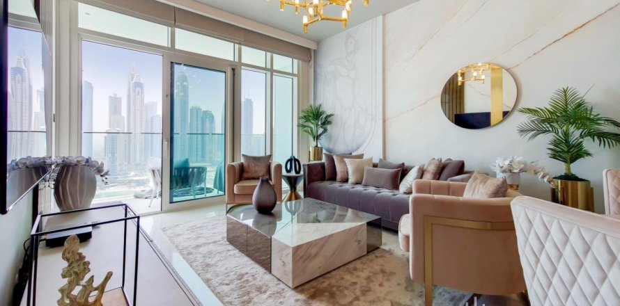 Квартира с 2 спальнями в EMAAR Beachfront, ОАЭ №4849