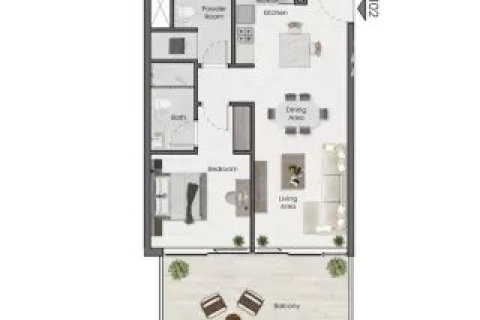 Appartement de 1 chambre à Nadd Al Sheba, UAE No. 153541 13