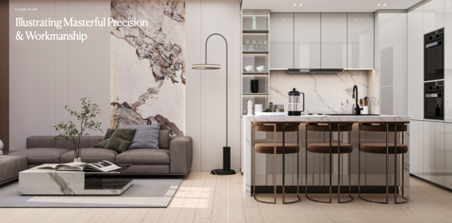Apartment de 1 dormitorio en Jumeirah Village Circle, UAE No. 38364