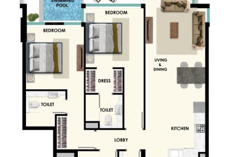 1 bedroom Apartment in Meydan, UAE No. 153640 21