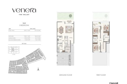 Townhouse de 3 chambres à The Valley, UAE No. 153748 7