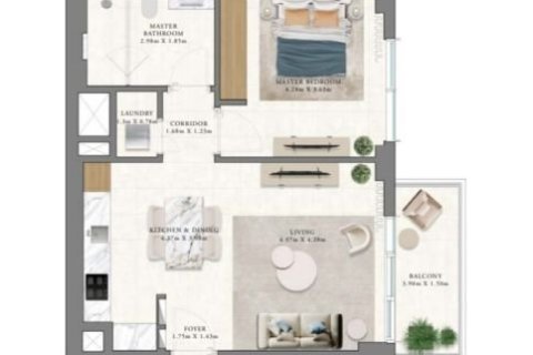 1 bedroom Apartment in Dubai Hills Estate, UAE No. 153642 7