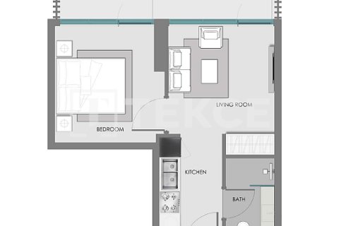 Apartment de 1 dormitorio en Arjan, UAE No. 126310 15
