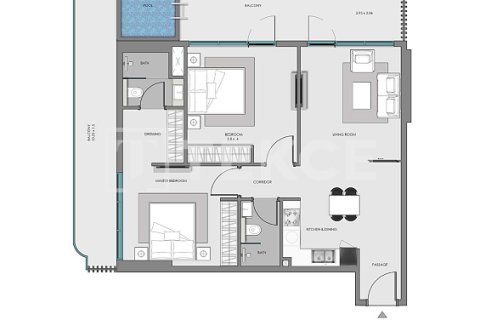 Apartment de 1 dormitorio en Arjan, UAE No. 126310 14