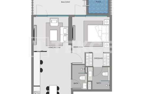 Apartment de 1 dormitorio en Arjan, UAE No. 126310 18