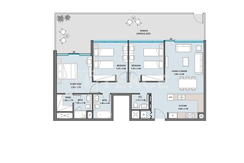 2 bedrooms Apartment in Masdar City, UAE No. 151183 4