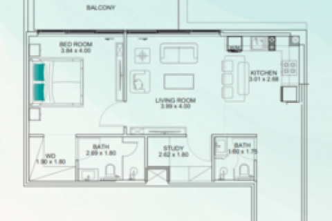 1 bedroom Apartment in Dubai, UAE No. 153463 3