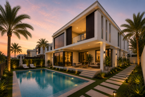Villa de 5 chambres à Tilal Al Ghaf, UAE No. 197782