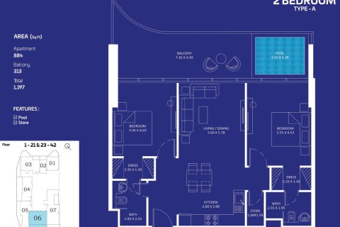 Appartement de Studio à Maritime City, UAE No. 153710 4