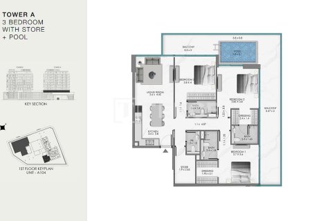 Apartment de 2 dormitorios en Dubai, UAE No. 133125 31