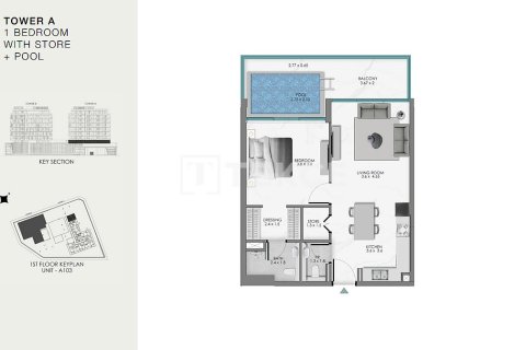 Apartment de 2 dormitorios en Dubai, UAE No. 133125 30