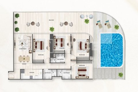Appartement de 2 chambres à Jumeirah Village Triangle, UAE No. 222311 18