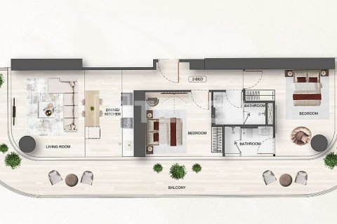 Appartement de 2 chambres à Jumeirah Village Triangle, UAE No. 222311 15