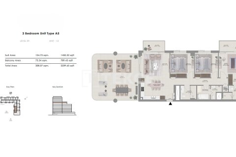 Apartment de 1 dormitorio en Mina Rashid, UAE No. 136225 25