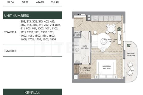 Appartement de 1 chambre à Ras Al Khaimah, UAE No. 168386 9