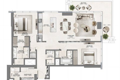 Apartment de 3 dormitorios en Dubai, UAE No. 145110 26