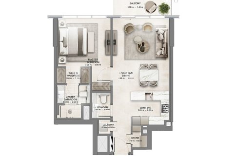 Apartment de 3 dormitorios en Dubai, UAE No. 145110 24