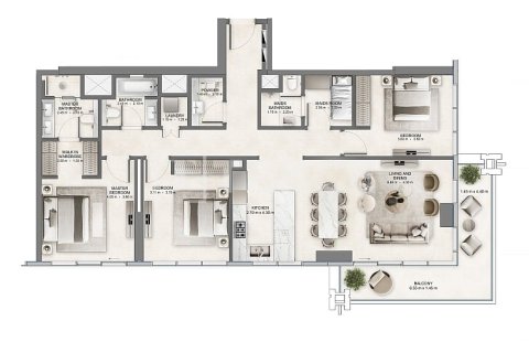 Apartment de 3 dormitorios en Dubai, UAE No. 145110 28