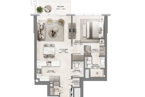 Apartment de 3 dormitorios en Dubai, UAE No. 145110 25