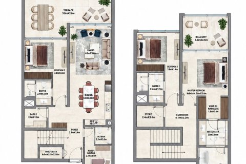 Apartment de 3 dormitorios en Dubai Hills Estate, UAE No. 226672 13