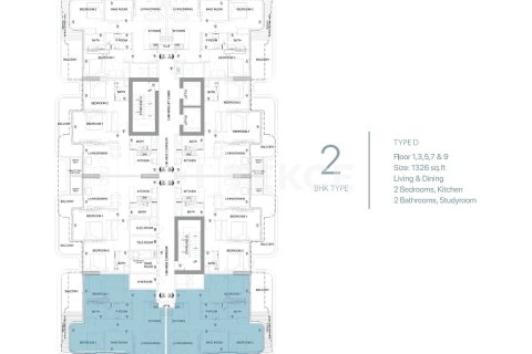 Apartment de 3 dormitorios en Dubai, UAE No. 135319 30