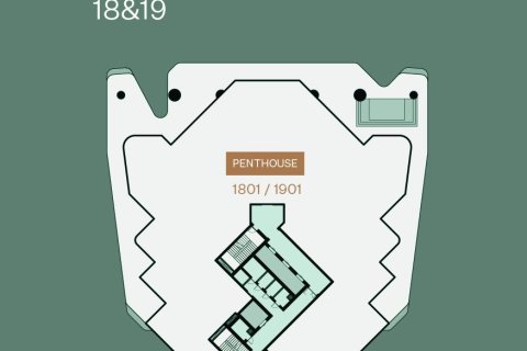 Квартира с 2 спальнями в Бизнес-Бэй, ОАЭ №153505 12