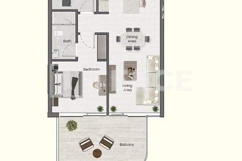 Apartment de 1 dormitorio en Dubai, UAE No. 105012 31