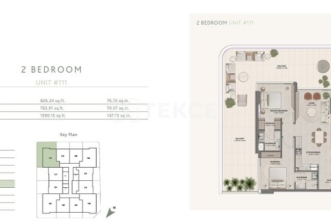 2 bedrooms Apartment in Meydan, UAE No. 107033 24