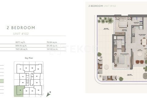 2 bedrooms Apartment in Meydan, UAE No. 107033 23