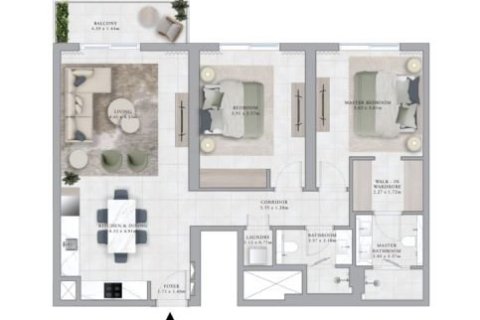 Appartement de 1 chambre à Dubai Hills Estate, UAE No. 153663 4