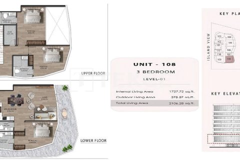 Apartment de 1 dormitorio en Al Marjan Island, UAE No. 134448 24