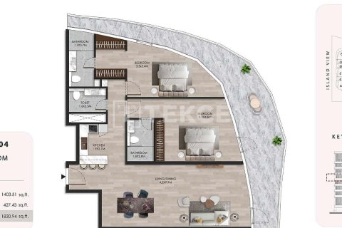 Apartment de 1 dormitorio en Al Marjan Island, UAE No. 134448 23