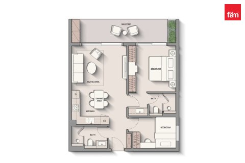 1 bedroom Apartment in Dubai, UAE No. 222360 11